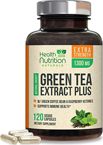 Foto 1 | Suplemento Health Nutrition Naturals Extracto De Té Verde 120 C - Venta Internacional.