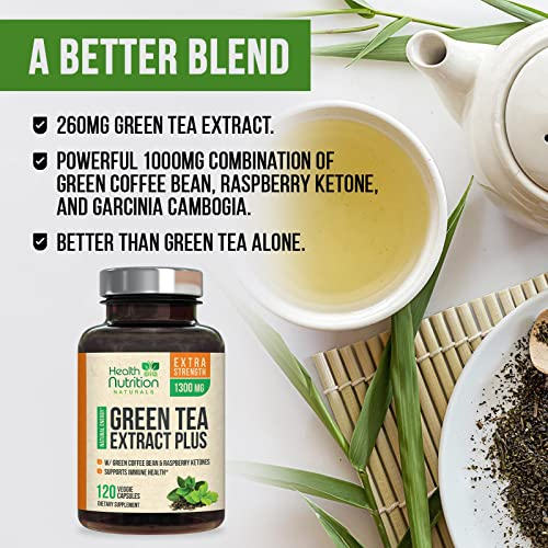 Foto 5 | Suplemento Health Nutrition Naturals Extracto De Té Verde 120 C - Venta Internacional.