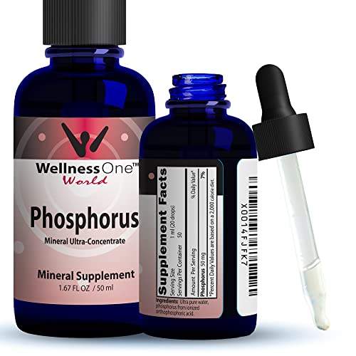 Foto 2 pulgar | Suplemento De Fósforo Líquido Wellnessone 50 Mg 50 Porciones 50 - Venta Internacional.