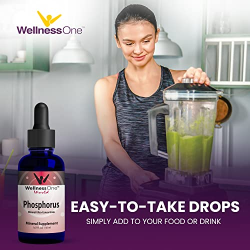 Foto 5 | Suplemento De Fósforo Líquido Wellnessone 50 Mg 50 Porciones 50 - Venta Internacional.