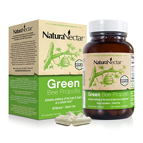 Suplemento Naturanectar Green Bee Propolis 60 Cápsulas - Venta Internacional.