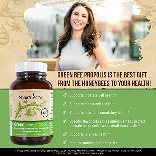 Foto 8 pulgar | Suplemento Naturanectar Green Bee Propolis 60 Cápsulas - Venta Internacional.