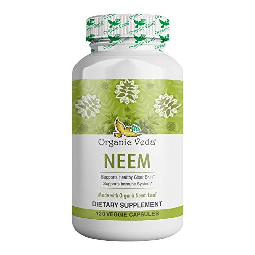 Foto 2 pulgar | Suplemento Orgánico Veda Neem En Cápsulas, 120 Cápsulas Vegetarianas - Venta Internacional.