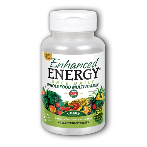 Foto 2 pulgar | Suplemento Kal Enhanced Energy Sin Hierro, 60 Comprimidos X 4 - Venta Internacional.