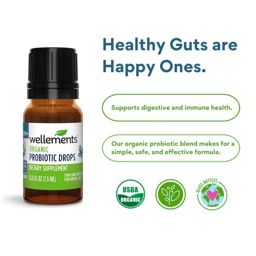 Foto 8 pulgar | Probiotic Drops Wellements Organic Digestivo E Inmune Support - Venta Internacional.