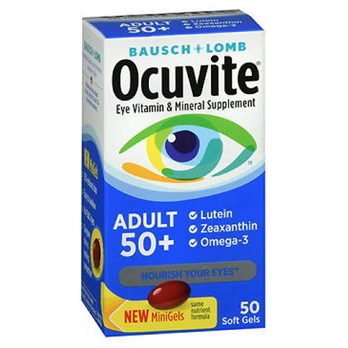 Foto 2 pulgar | Suplemento De Vitaminas Y Minerales Para Ojos Bausch & Lomb Ocuvite Adult - Venta Internacional.