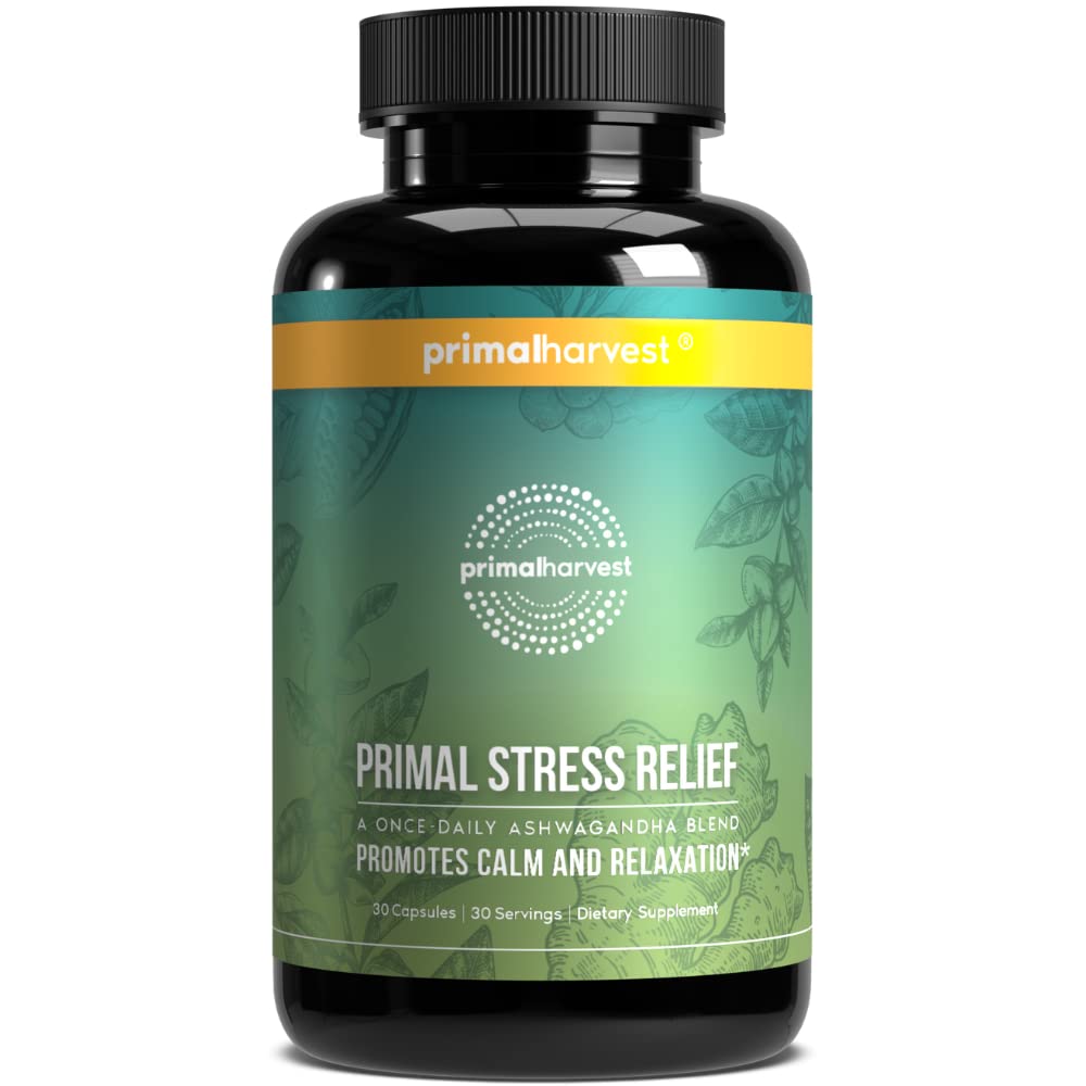 Foto 1 | Complementa Primal Harvest Stress Relief Con Ashwagandha Extra - Venta Internacional.