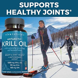 Foto 4 | Suplemento De Aceite De Krill Antártico Viva Naturals, 1250 Mg, Paquete De 6 - Venta Internacional.