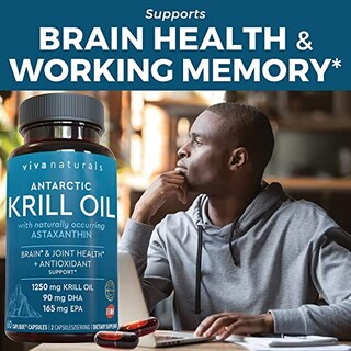 Foto 6 | Suplemento De Aceite De Krill Antártico Viva Naturals, 1250 Mg, Paquete De 6 - Venta Internacional.