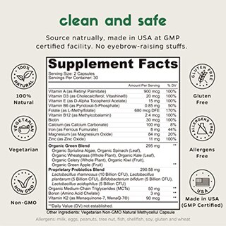 Foto 6 | Suplemento Zenkgo Con Vitaminas Y Probióticos Para Mujeres, 25 G De Cfu, 60 Unidades - Venta Internacional.