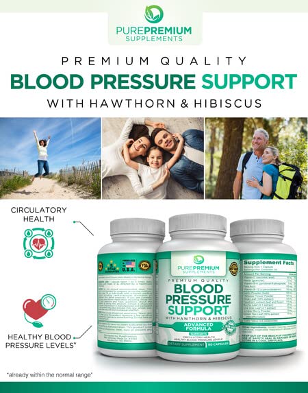 Foto 2 | Suplementos Para La Presión Arterial Purepremium Con Espino Blanco, Hibi - Venta Internacional.