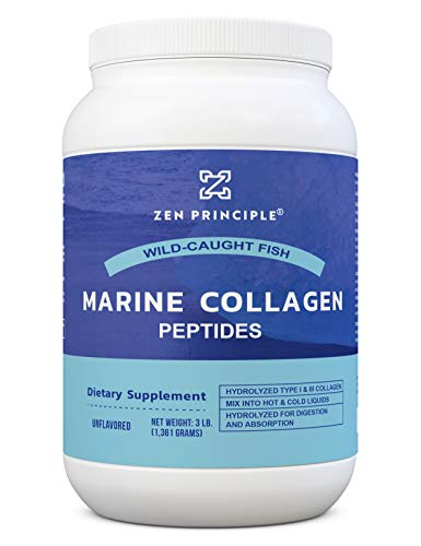 Foto 2 pulgar | Péptidos De Colágeno Marino En Polvo Zen Principle 1,36 Kg - Venta Internacional.