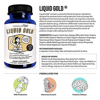 Foto 5 | Suplemento De Lactancia Legendairy Milk Liquid Gold - Venta Internacional.