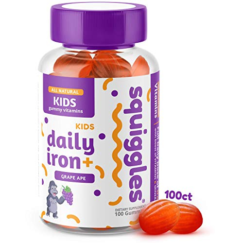 Foto 2 pulgar | Gomitas Supplement Squiggles Kids Daily Iron +, 100 Unidades - Venta Internacional.