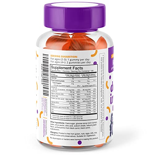 Foto 3 pulgar | Gomitas Supplement Squiggles Kids Daily Iron +, 100 Unidades - Venta Internacional.