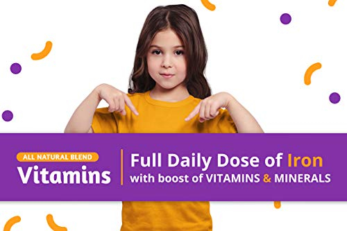 Foto 5 pulgar | Gomitas Supplement Squiggles Kids Daily Iron +, 100 Unidades - Venta Internacional.