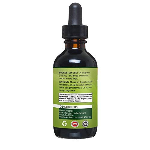 Foto 3 pulgar | Suplemento Go Nutrients Thyroid Edge, 60 Ml, Soporte Orgánico - Venta Internacional.