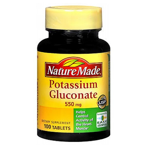 Foto 2 pulgar | Suplemento De Gluconato De Potasio Nature Made 100 Tabletas X4 - Venta Internacional.