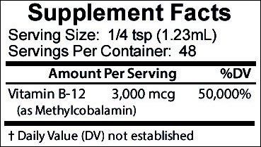 Foto 5 pulgar | Líquido Vegano Supplement Go Nutrients Con Vitamina B12 De 3000 Mcg - Venta Internacional.