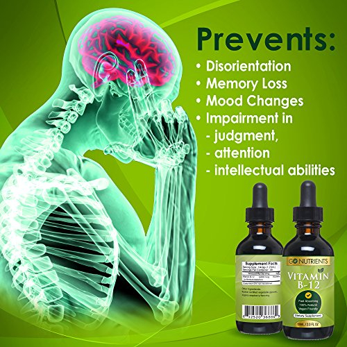 Foto 7 pulgar | Líquido Vegano Supplement Go Nutrients Con Vitamina B12 De 3000 Mcg - Venta Internacional.