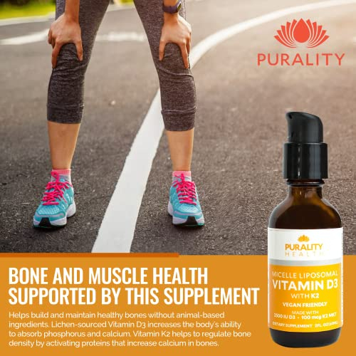 Foto 3 pulgar | Suplemento Purality Health De Vitamina D3 2500 Ui Con K2 100 Mcg - Venta Internacional.