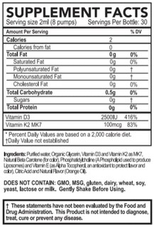 Foto 7 | Suplemento Purality Health De Vitamina D3 2500 Ui Con K2 100 Mcg - Venta Internacional.