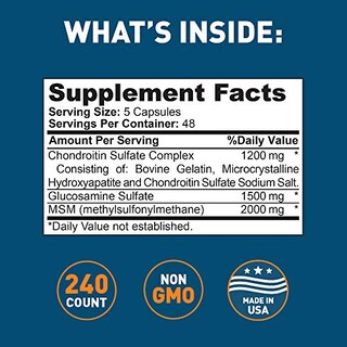 Foto 3 | Complemente El Apoyo Articular Del Dr. Tobias Con Condroitina Y Glucosam - Venta Internacional.