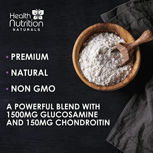 Foto 4 pulgar | Suplemento Health Nutrition Naturals: Glucosamina Y Condroitina - Venta Internacional.