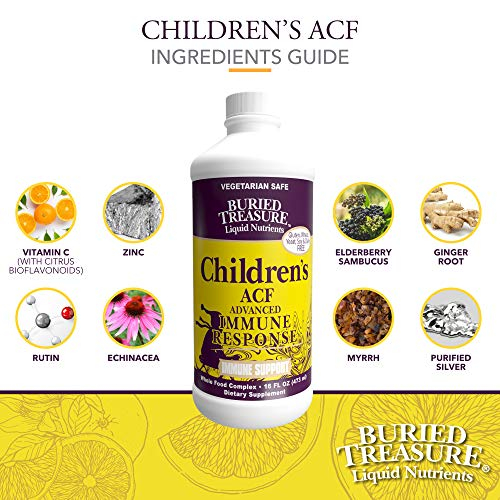 Foto 4 pulgar | Suplemento Acf Rapid Immune De Buried Treasure Para Niños, 480 Ml - Venta Internacional.