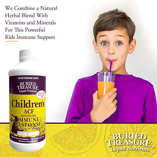 Foto 5 pulgar | Suplemento Acf Rapid Immune De Buried Treasure Para Niños, 480 Ml - Venta Internacional.
