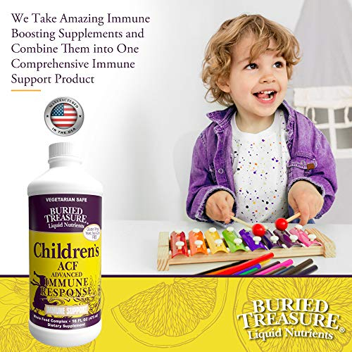 Foto 7 pulgar | Suplemento Acf Rapid Immune De Buried Treasure Para Niños, 480 Ml - Venta Internacional.