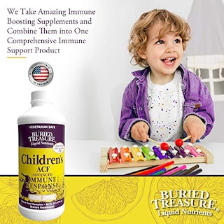 Foto 6 | Suplemento Acf Rapid Immune De Buried Treasure Para Niños, 480 Ml - Venta Internacional.