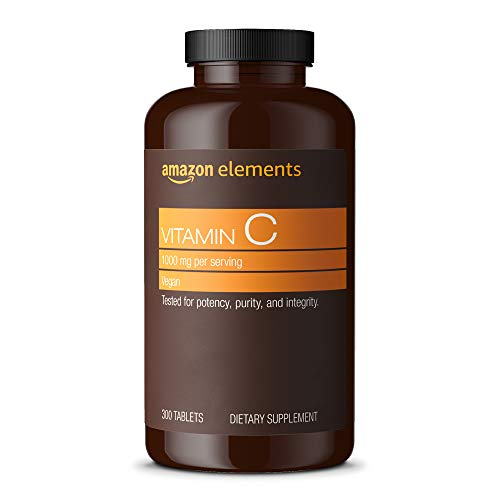Foto 2 pulgar | Suplemento Amazon Elements De Vitamina C 1000 Mg 300 Comprimidos - Venta Internacional.