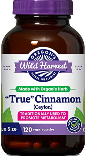 Foto 2 pulgar | Suplementos Herbales Oregon's Wild Harvest True Cinnamon 120 Unidades - Venta Internacional.
