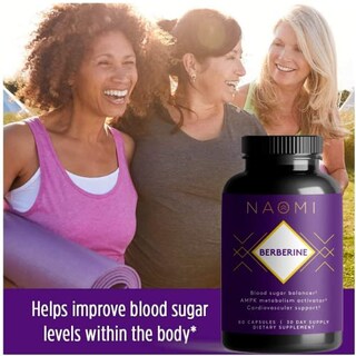 Foto 2 | Suplemento Naomi Berberine 500 Mg Para La Salud Cardiovascular - Venta Internacional.