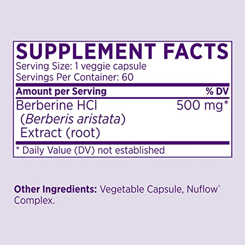 Foto 6 pulgar | Suplemento Naomi Berberine 500 Mg Para La Salud Cardiovascular - Venta Internacional.