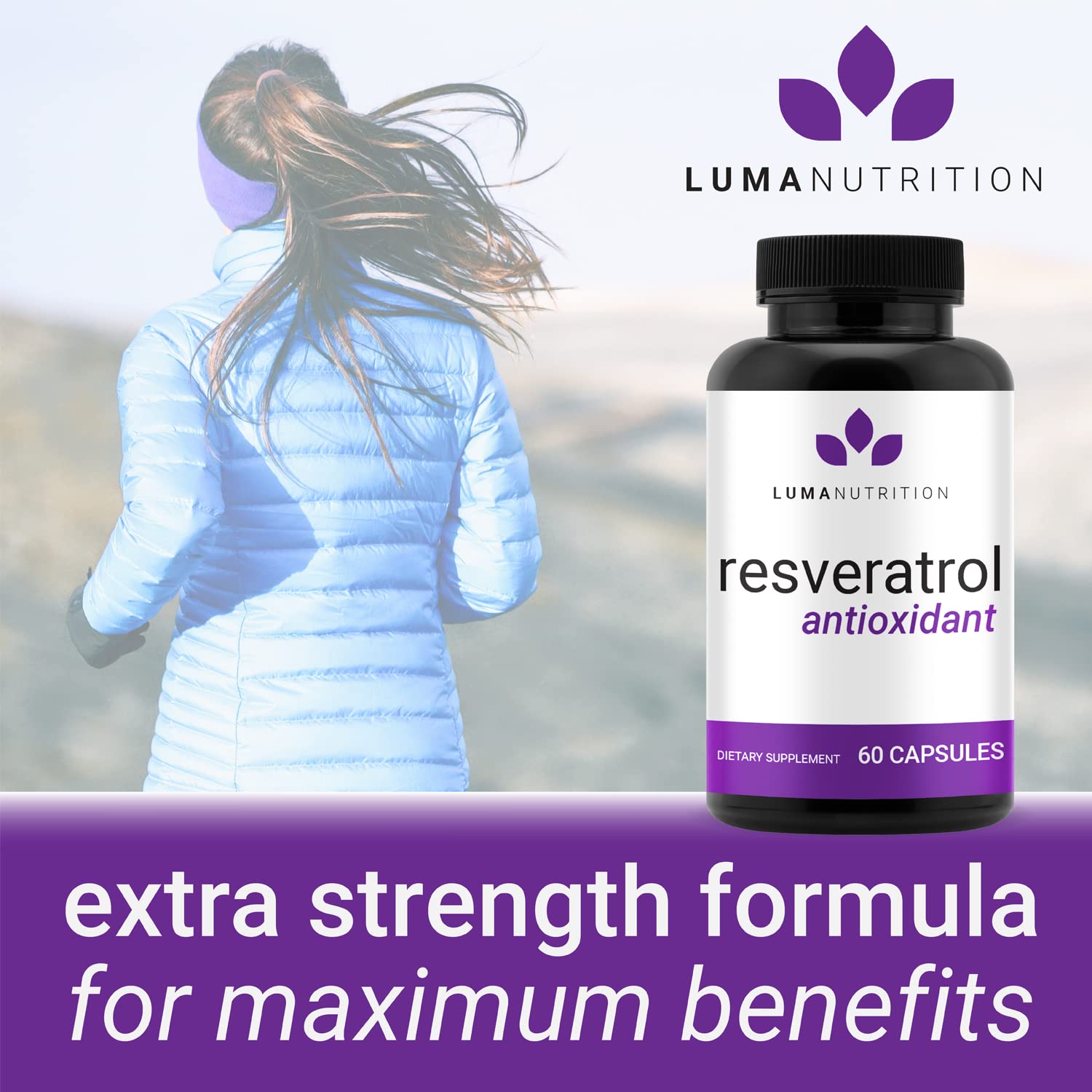 Foto 7 pulgar | Suplemento Luma Nutrition De Resveratrol De Alta Pureza 98% Trans - Venta Internacional.