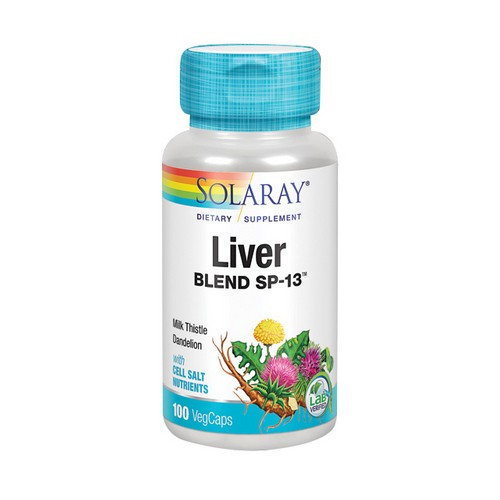 Foto 2 pulgar | Suplemento Solaray Liver Blend Sp-13 100 Cápsulas (paquete De 2) - Venta Internacional.