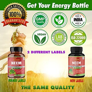 Foto 7 | Suplemento Orgánico De Hojas De Neem De Cadane, 2250 Mg, 120 Cápsulas - Venta Internacional.