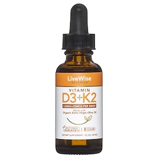 Foto 1 | Suplemento Live Wise Naturals De Vitamina D3 1208 Ui Con K2 25 Mcg - Venta Internacional.