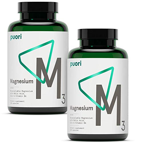 Foto 2 pulgar | Suplemento Puori M3 Magnesio 300 Mg Con Zinc Y Vitamina B6 240 - Venta Internacional.