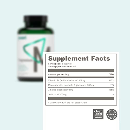 Foto 3 pulgar | Suplemento Puori M3 Magnesio 300 Mg Con Zinc Y Vitamina B6 240 - Venta Internacional.