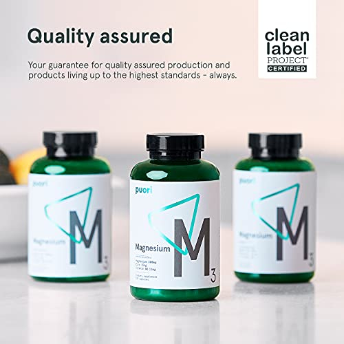 Foto 5 | Suplemento Puori M3 Magnesio 300 Mg Con Zinc Y Vitamina B6 240 - Venta Internacional.