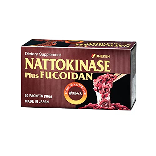 Suplemento Umeken Nattokinase Plus Fucoidan 2500fu, 60 Paquetes - Venta Internacional.