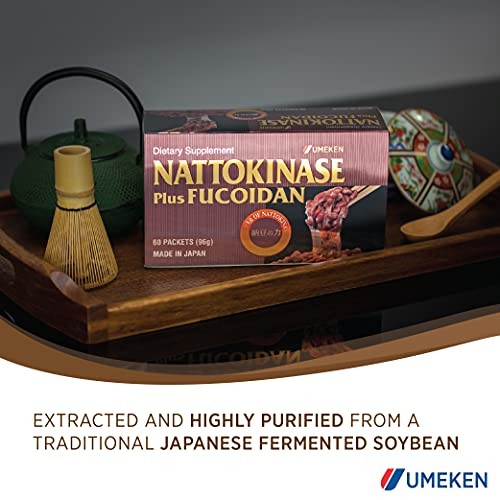 Foto 3 pulgar | Suplemento Umeken Nattokinase Plus Fucoidan 2500fu, 60 Paquetes - Venta Internacional.