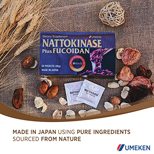 Foto 7 pulgar | Suplemento Umeken Nattokinase Plus Fucoidan 2500fu, 60 Paquetes - Venta Internacional.