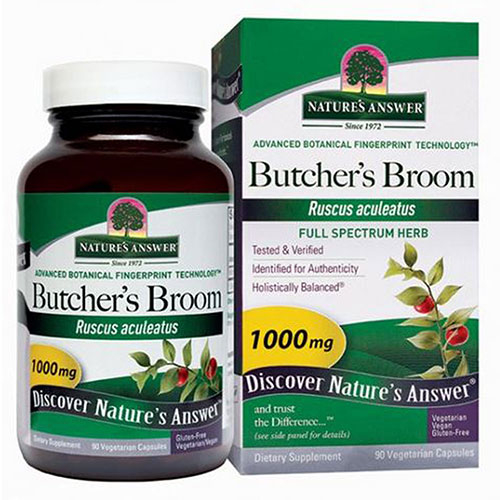 Foto 2 pulgar | Suplemento Nature's Answer Butchers Broom Root 90 Cápsulas X4 - Venta Internacional.