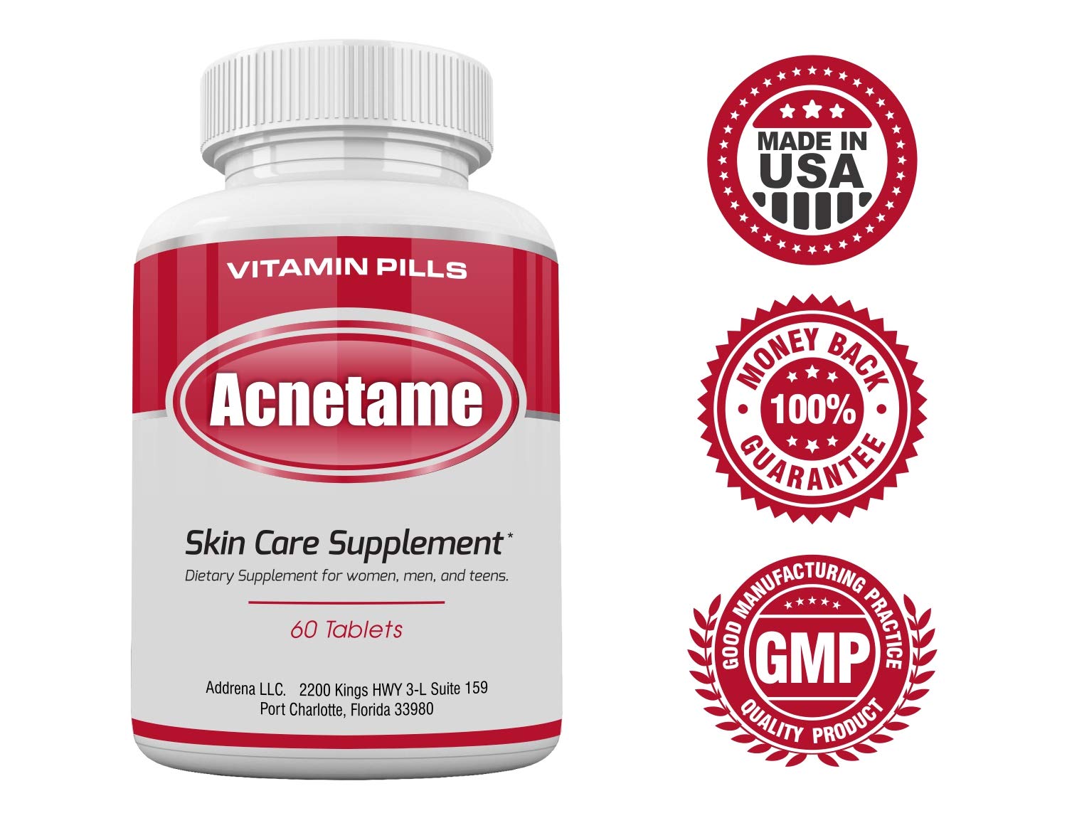 Foto 8 pulgar | Píldoras Para El Acné Suplementos Vitamínicos De Acnetame Para El Tratamiento Del Acné - Venta Internacional.