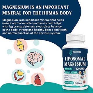 Foto 4 | Suplemento Juvetiro Liposomal Magnesio Complex 2200 Mg Soft - Venta Internacional