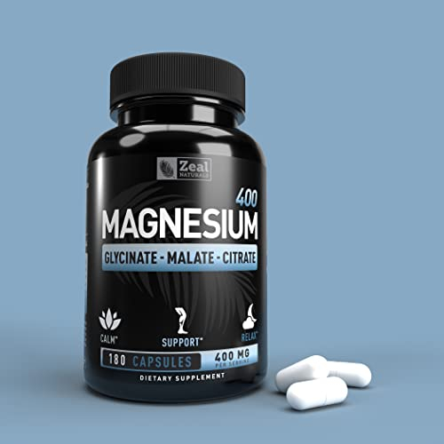 Foto 5 pulgar | Suplemento Zeal Naturals De Magnesio Quelatado 400 Mg 180 Cápsulas - Venta Internacional.